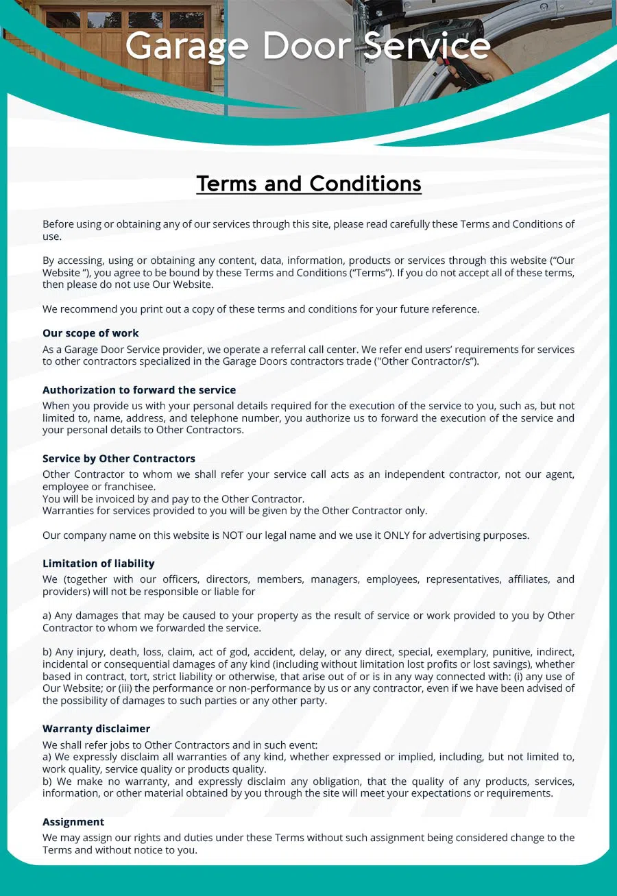 Garage Door Mobile Service Repair Livonia, MI 248-574-4097